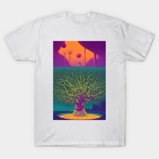 Cosmic Tree Dreamscape T-Shirt